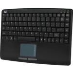 Adesso Mini Touchpad Keyboard (Black, USB)-215-115