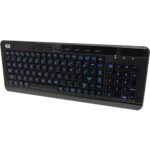 Adesso 3-Color Illuminated Compact Multimedia Keyboard-6