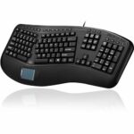 Adesso Tru-Form Ergonomic Touchpad Keyboard-117-17