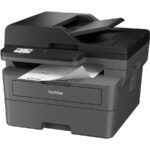 Brother MFC-L2820DW Wireless Laser Multifunction Printer - Monochrome - Gray-285 - Image 2