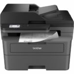 Brother MFC-L2820DW Wireless Laser Multifunction Printer - Monochrome - Gray-285 - Image 4