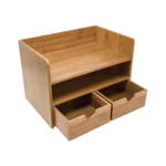 Sorbus Bamboo Desk Organizer with Drawers